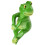 Tierfigur aus Kunstharz, Blumentopf-Ornament, Frosch oder Kaninchen 1