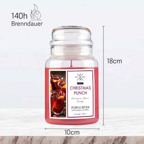 Duftende soyalys - 140 timers brennetid 2