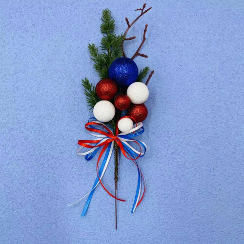 32cm Foam & Wire American Flag Decoration 1