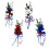 32cm Foam & Wire American Flag Decoration 7