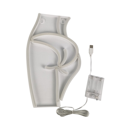 Επιτοίχια πινακίδα LED Lady Neon – Τροφοδοτείται με USB/Μπαταρία 2