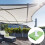 Rectangle Shade Sail3x3m Oxford Cloth with4Ropes 3