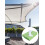 Rectangle Shade Sail3x3m Oxford Cloth with4Ropes 6