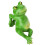 Tierfigur aus Kunstharz, Blumentopf-Ornament, Frosch oder Kaninchen 3