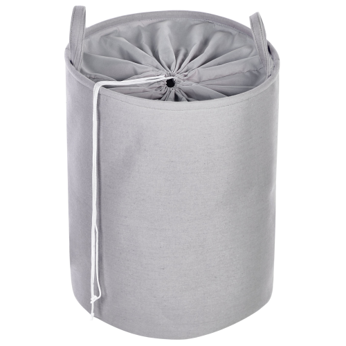 Beliani Set of 3 Baskets ARCHA Cotton Grey 2