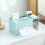Boîte à mouchoirs rectangulaire avec compartiment de rangement 3