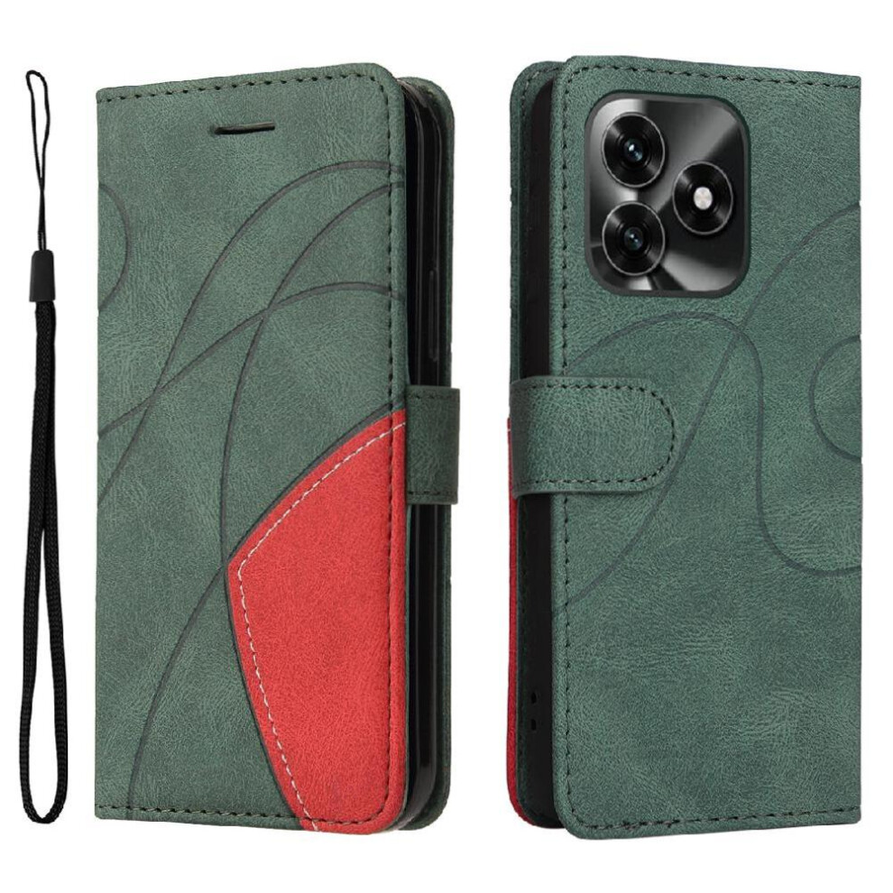 () Flip Case For Honor X5c Plus Kickstand Protective Stitching Color Flip Folio Book With Card Slot Stand Leather Wallet 764563810130