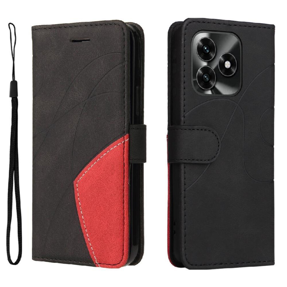 () Flip Case For Honor X5c Plus Kickstand Protective Stitching Color Flip Folio Book With Card Slot Stand Leather Wallet 764563810123