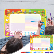 Vanddoodlemåtte til børn 2-8 år, dyremønster, 29,1x19,3