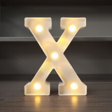 LED Alphabet Letter Light - Battery Powered Wall Decor
