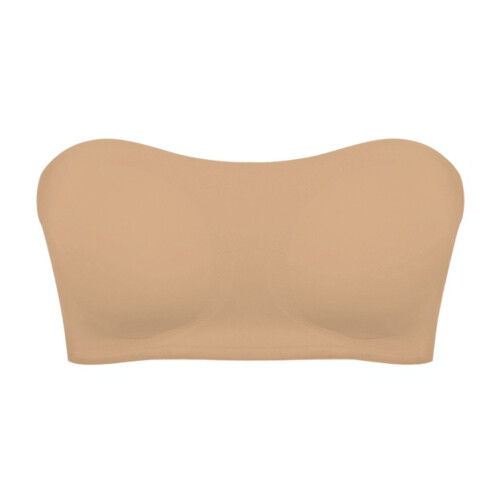 Invisible Side-Button Bra – Half Cup, Contoured, Nylon