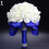 Artificial Rose Bouquet 18cm x 24cm Wedding Home Decor 1