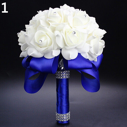 Artificial Rose Bouquet 18cm x 24cm Wedding Home Decor