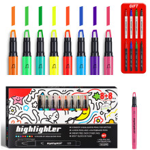 16Pcs Fluorescent Highlighters Pens For Notebook Planner Journal