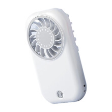 Tragbarer Mini-Handventilator, USB-wiederaufladbarer-Weiß