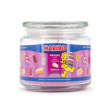 Lumânare parfumată, borcan de 300 g, arome fructate și dulci