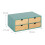 Desk Organizer with 4 Bamboo Drawers 4