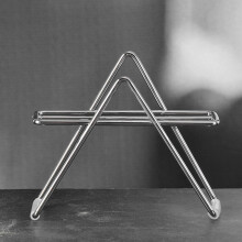 Holder til kaffefilter i metal – sølv, 11x4,8x11,1