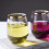 Gold Rim Clear Stemless Wine Glasses 12 oz (12 Pack) 1