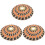 Chocolate Woven Ceiling Lamp Shade 35x35x6cm 1