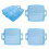 Clear PP Storage Box with 3 Detachable Layers 2