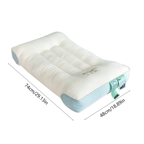 Una almohada cervical de espuma viscoelástica de densidad media. 2