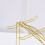 Βάση για κούπες και πιάτα από ανοξείδωτο ατσάλι, χρυσή, 4 κούπες και 6 πιάτα 4