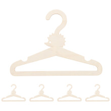 5-Pack Blank Wooden Clothes Hangers for Kids