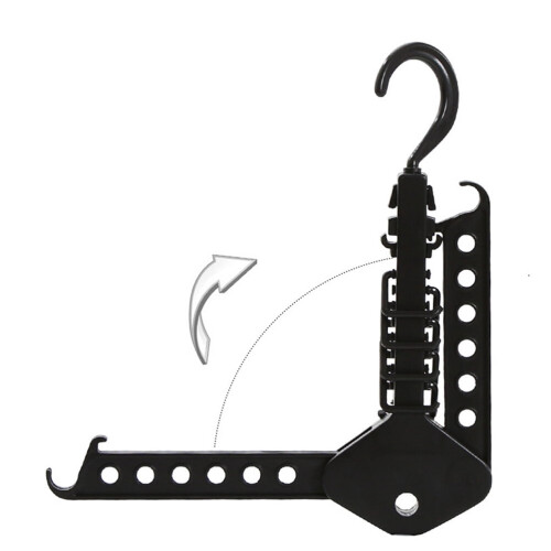PP Folding Hanger with Rotating Hook, 13-Slot Rack 1