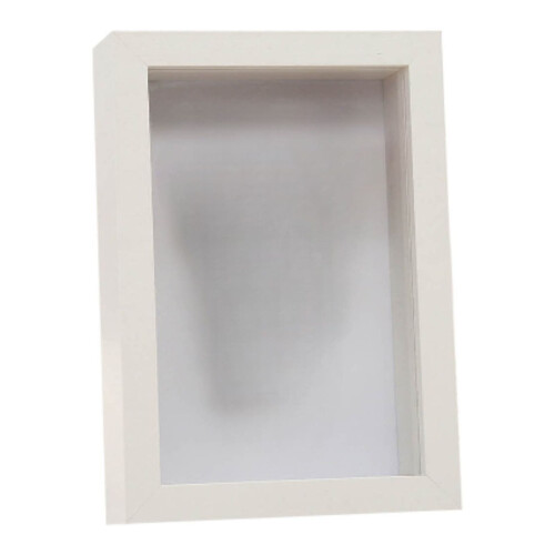 Wood Shadow Box Frame 4x6 in with Glass Front 1