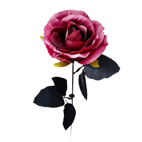 Artificial Rose Flower9cm Pink Red Grey 1