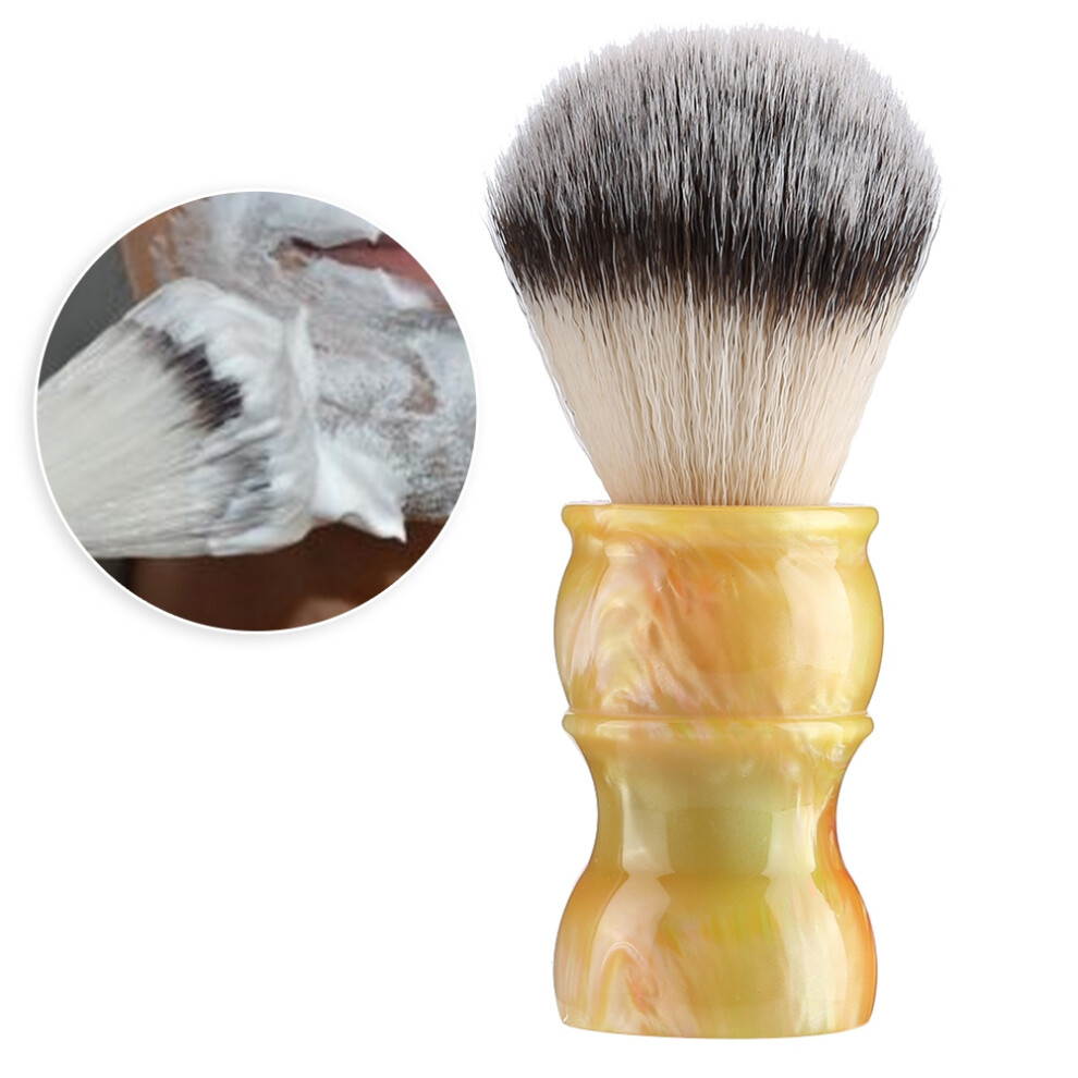 Cream Softening Beard Brush For Shaving