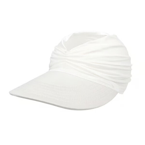 Packable Sun Protections Hat For Women With Hollowed-White