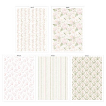 Pack of 5 Easter Water Transfer Decals Soft Clay Texture-630634