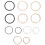 25pcs plastic plant labels, outdoor nursery markers, durable insert tags 1