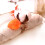 Artificial Flower Napkin Ring Orange Cotton Hemp 3