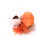 Artificial Flower Napkin Ring Orange Cotton Hemp 7