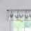 Rooster Stripe Linen Blend Kitchen Curtains 27 x 24 in, 2 1