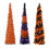 5ft Plastic Halloween Christmas Tree with Bat & Pumpkin 8