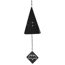 Iron Wind Chime with Bat Cross Pumpkin Design20cm Bell51