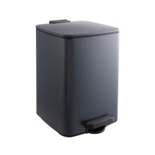 Poubelle de cuisine à pédale de 12 L avec couvercle à fermeture douce
