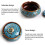Chenjy Smokeless Ashtray Ceramic with Lid 1pc 4