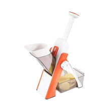 Vegetable Chopper with Hidden Blade, ABS & Stainless Steel