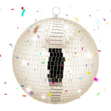 Bola de discoteca de 25 cm - Bola de espejos de techo para fiestas