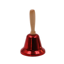 Super Loud Wooden-Handle Call Bell - Red