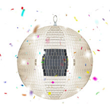 Bola de discoteca de 30 cm - Decoración para fiestas en el techo