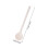 White Ceramic Coffee Spoon Elegant Smooth Surface Stirring Spoon 2