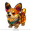 Νυχτερινό φως Corgi με ζεστή ατμοσφαιρική λάμψη για υπνοδωμάτιο και σαλόνι 5