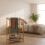 Bamboo Towel Rack with 3 Bars and Shelf 3