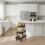 3-Tier Rolling Storage Trolley with Wheels 2
